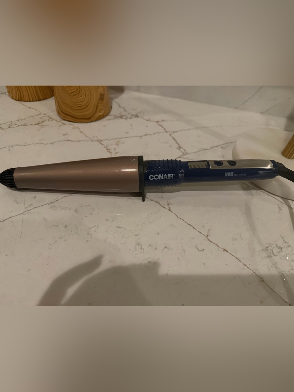 Conair Rose Gold Tapered Curling Wand plus Bonus Curling Wand